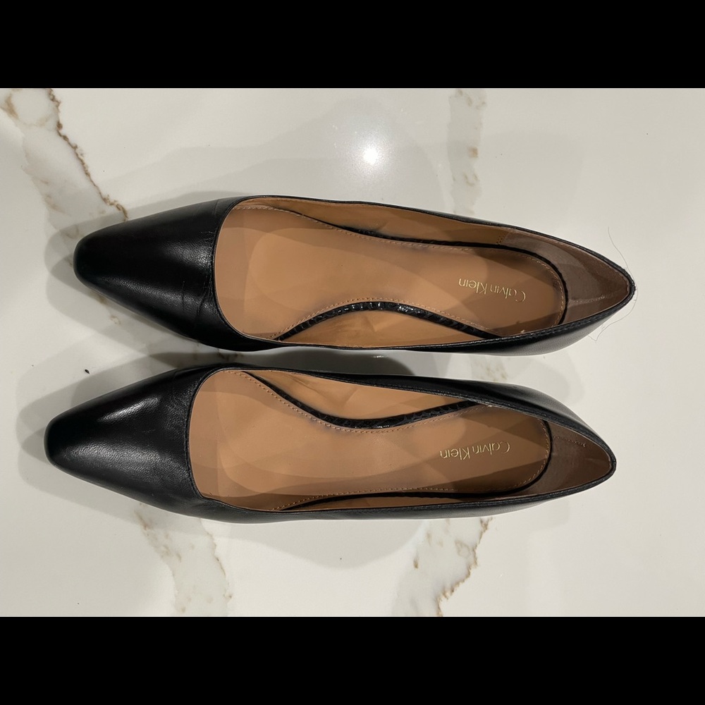 Classic Black wedge heels